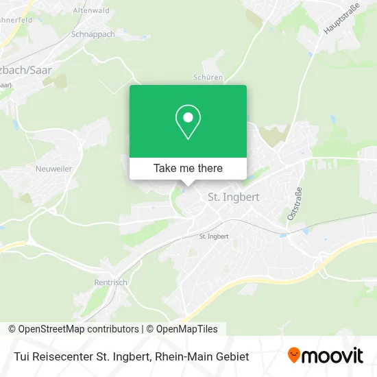 Tui Reisecenter St. Ingbert map