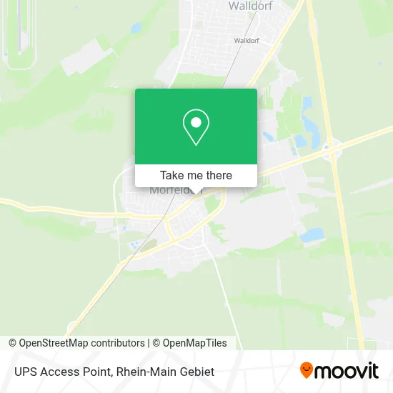 Ups Access Point map