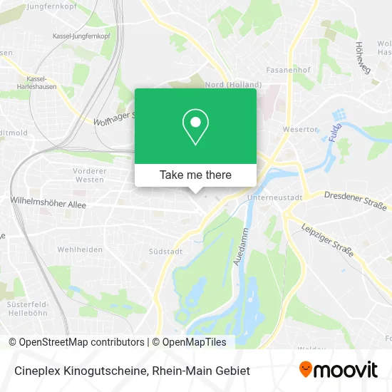 Cineplex Kinogutscheine map
