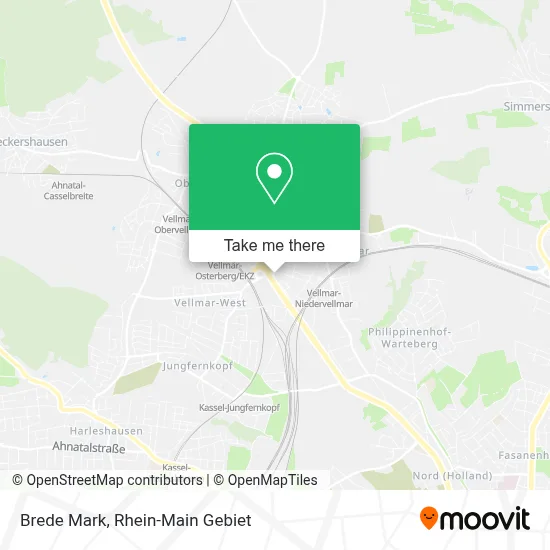 Brede Mark map
