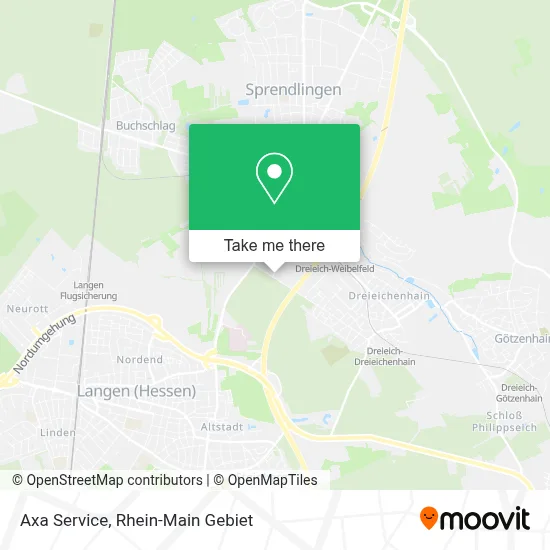 Axa Service map