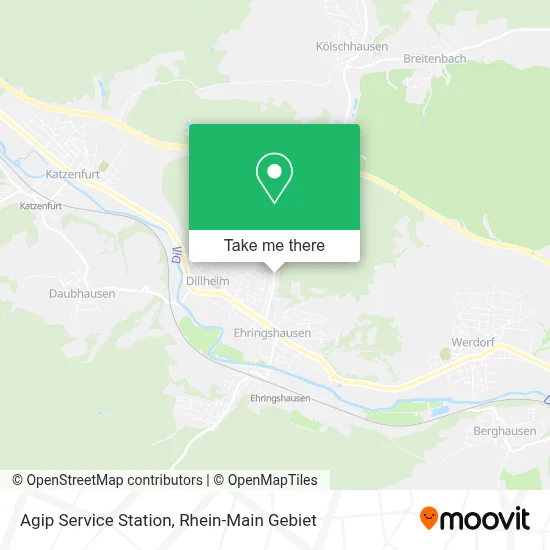 Agip Service Station map