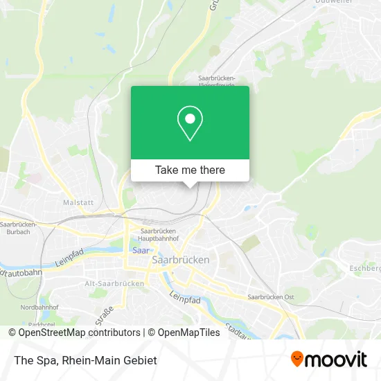 The Spa map