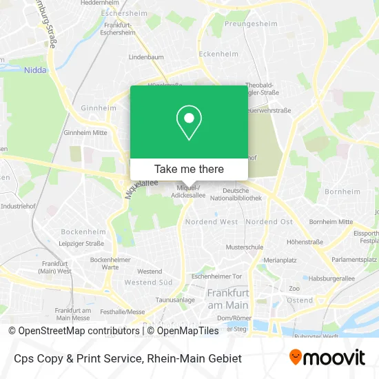 Cps Copy & Print Service map