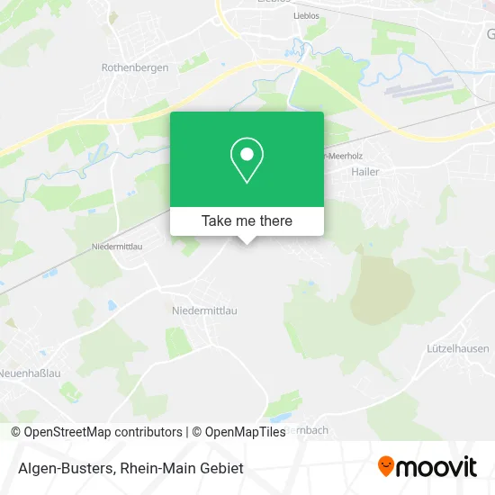Algen-Busters map