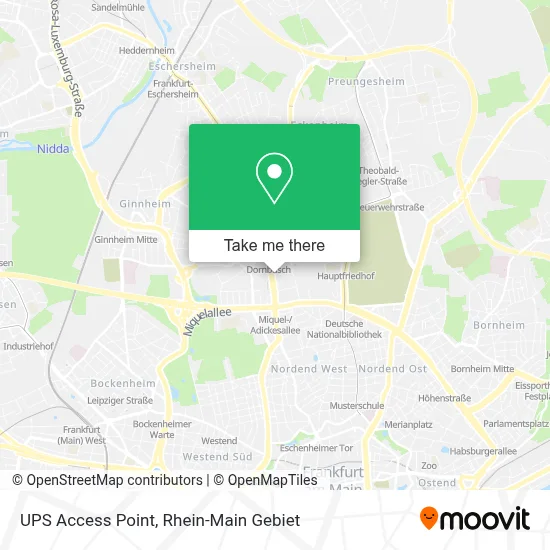 Ups Access Point map