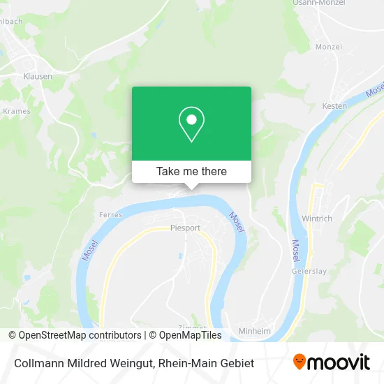 Collmann Mildred Weingut map