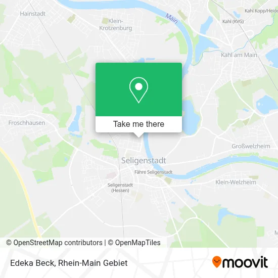 Edeka Beck map