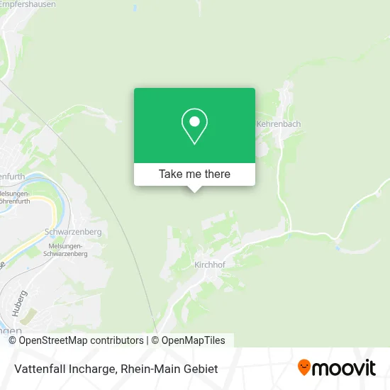 Vattenfall Incharge map