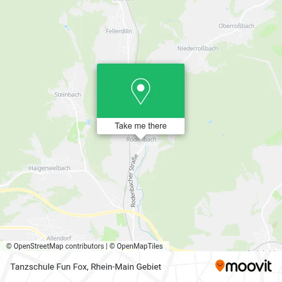 Tanzschule Fun Fox map
