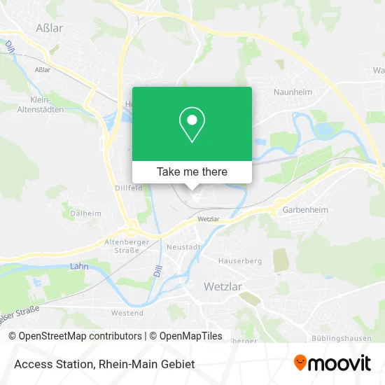 Access Station map