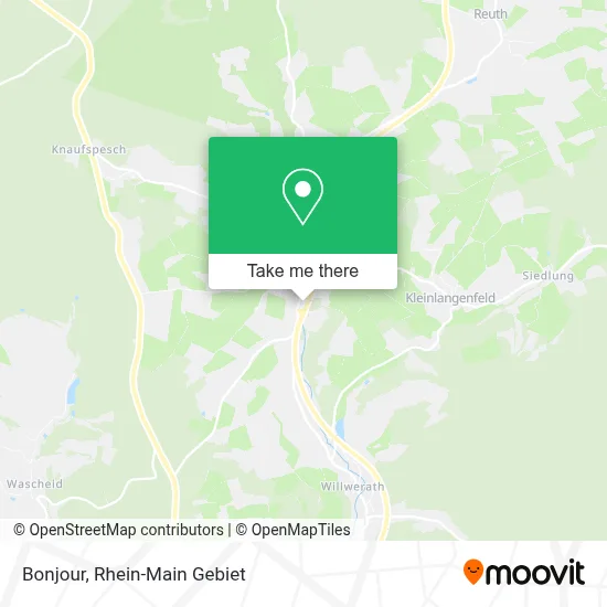 Bonjour map