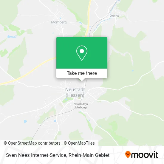 Sven Nees Internet-Service map