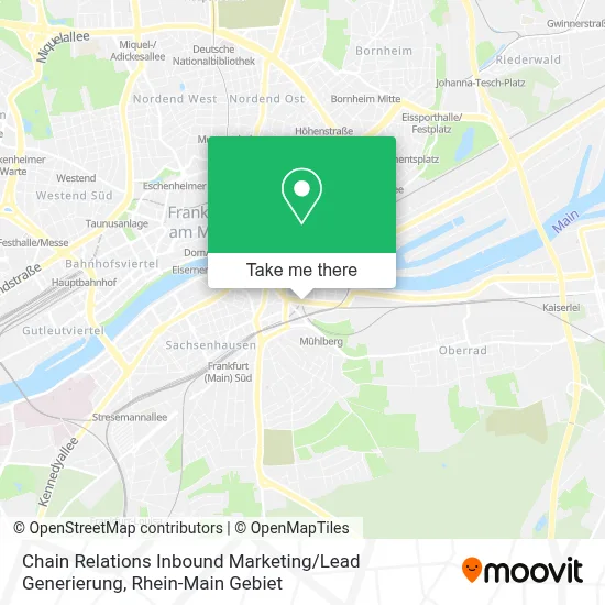 Chain Relations Inbound Marketing / Lead Generierung map