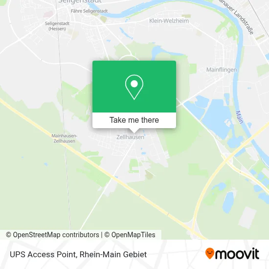 Ups Access Point map