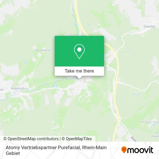 Atomy Vertriebspartner Purefacial map