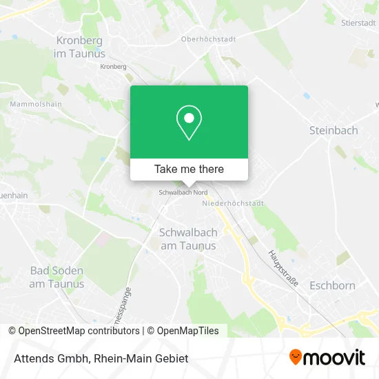 Attends Gmbh map