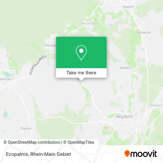 Ecopalms map