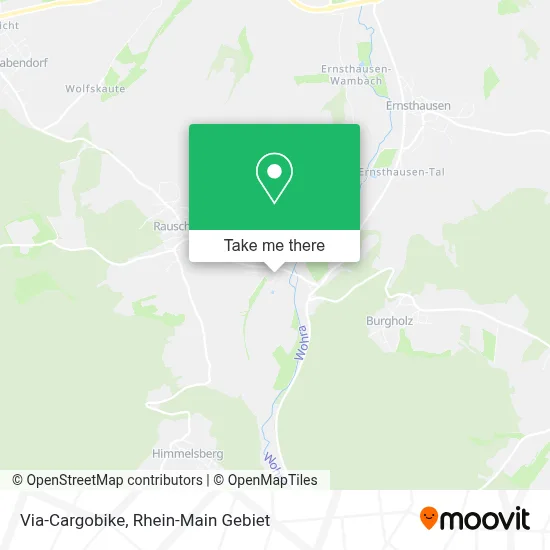 Via-Cargobike map