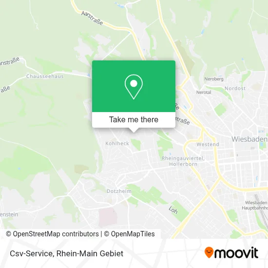 Csv-Service map