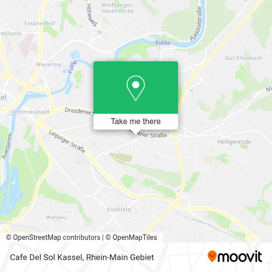 Cafe Del Sol Kassel map