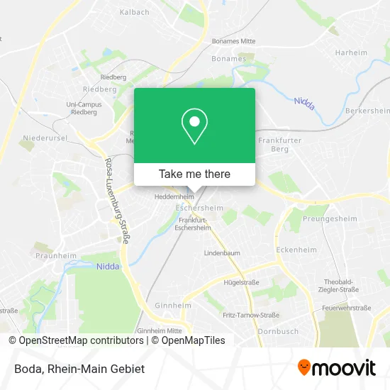 Boda map
