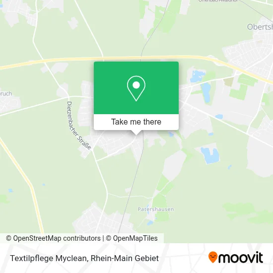 Textilpflege Myclean map