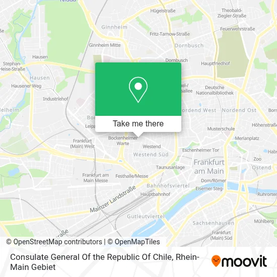 Consulate General Of the Republic Of Chile map