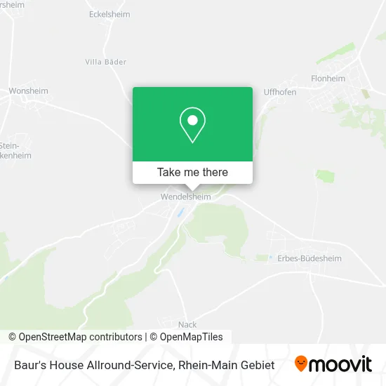 Baur's House Allround-Service map