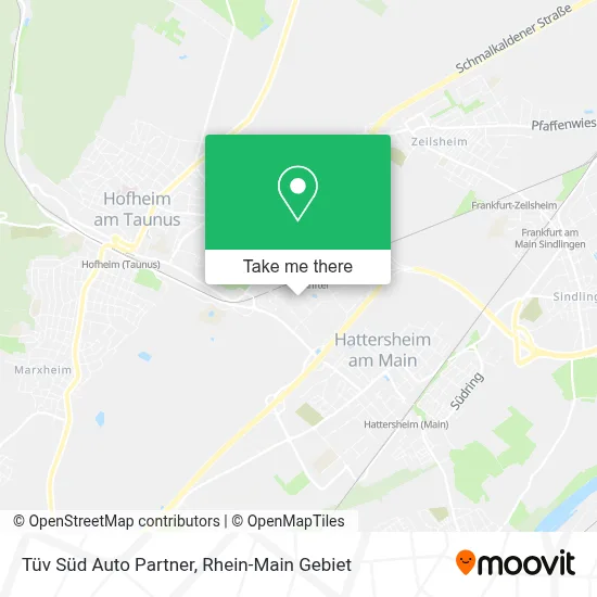 Tüv Süd Auto Partner map
