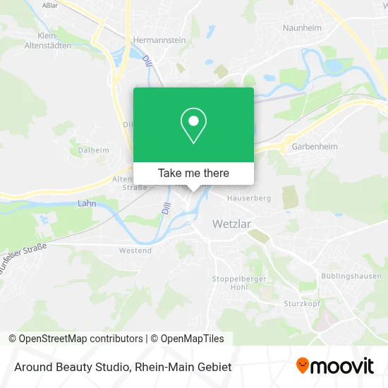 Around Beauty Studio map