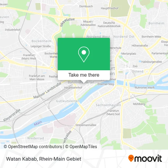 Watan Kabab map