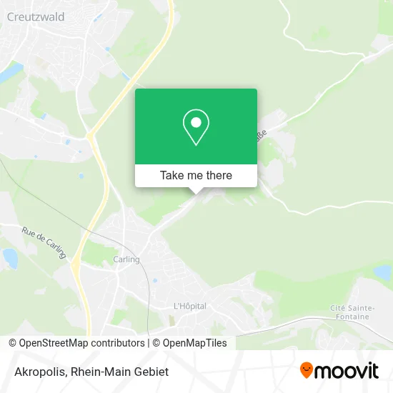 Akropolis map