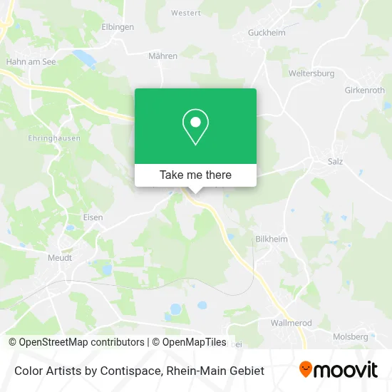 Color Artists by Contispace map