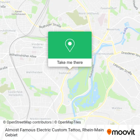 Almost Famous Electric Custom Tattoo map