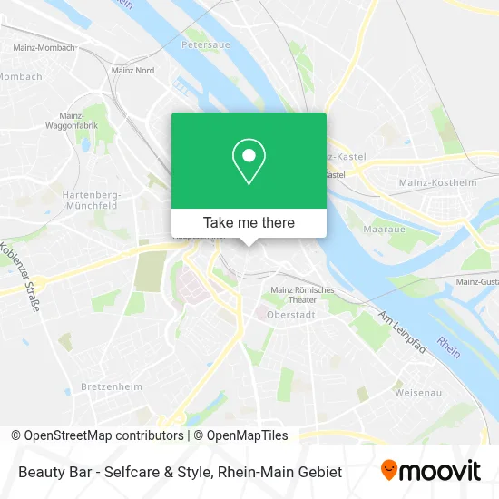 Beauty Bar - Selfcare & Style map