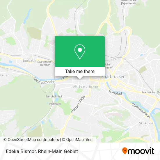 Edeka Bismor map