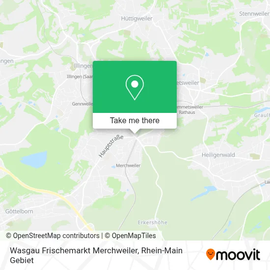 Wasgau Frischemarkt Merchweiler map