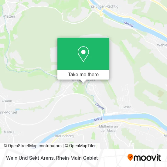 Wein Und Sekt Arens map