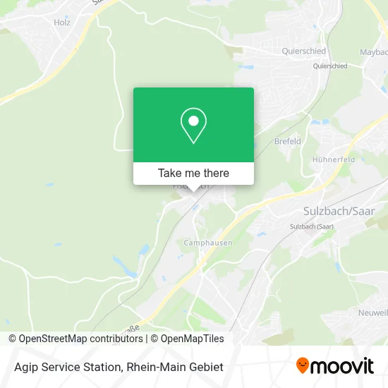 Agip Service Station map