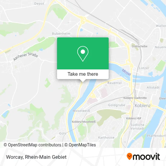 Worcay map