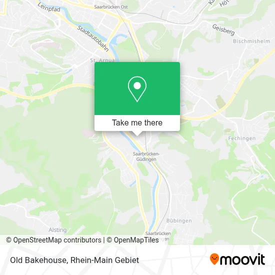 Altes Backhaus map