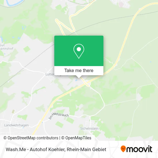 Wash.Me - Autohof Koehler map