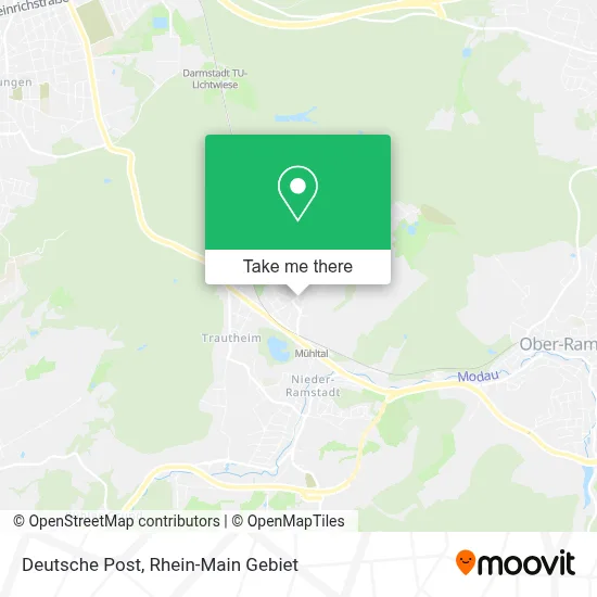 Deutsche Post map
