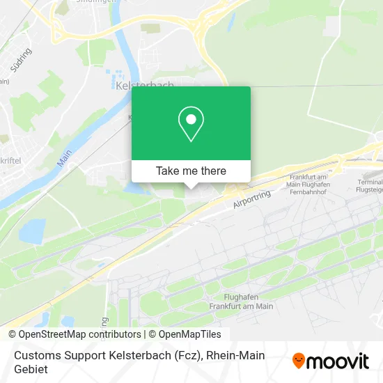 Customs Support Kelsterbach (Fcz) map