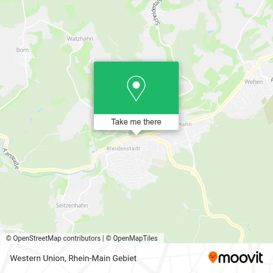 Western Union map