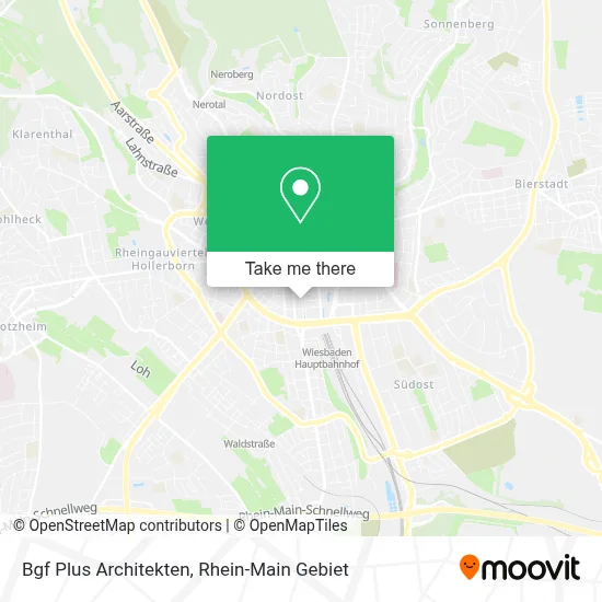 Bgf Plus Architekten map