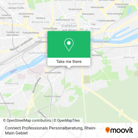 Connect Professionals Personalberatung map