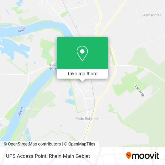 Ups Access Point map