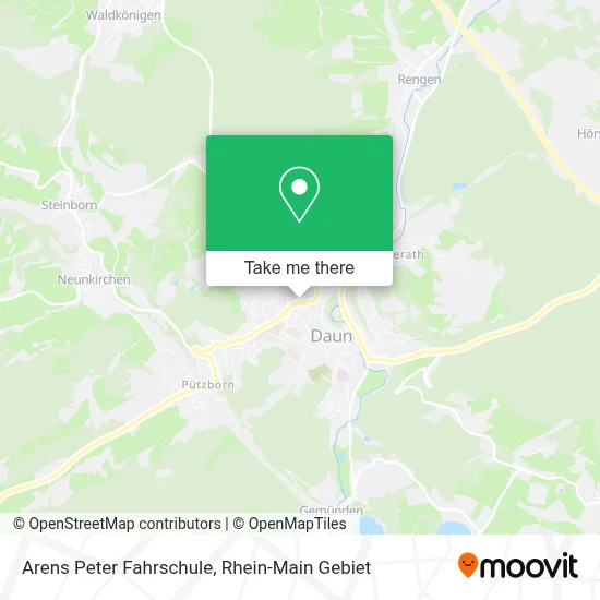 Arens Peter Fahrschule map